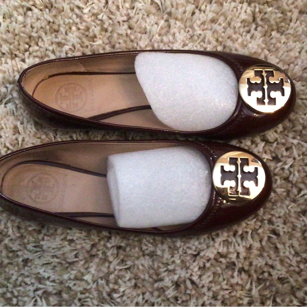 Tory Burch Burgundy Flats Size 8M